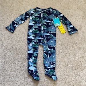 Posh Peanut PJs - 18-24 Month - Henry Blue Footie